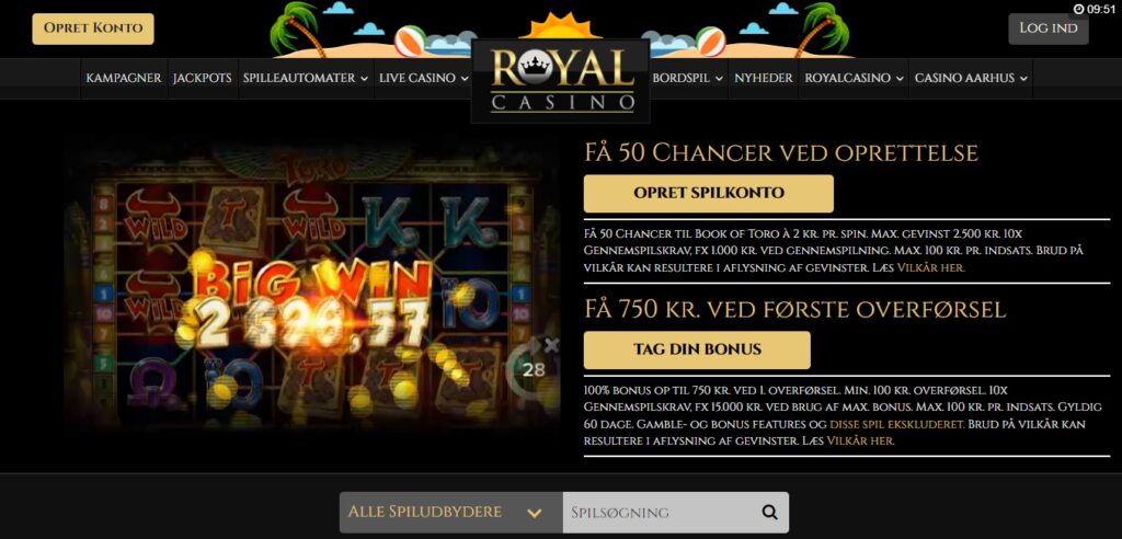 Royal Casino Startside