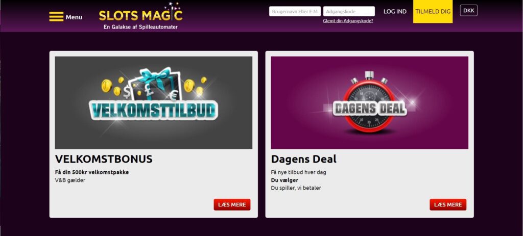 Slotsmagic Online Casino Kampagner