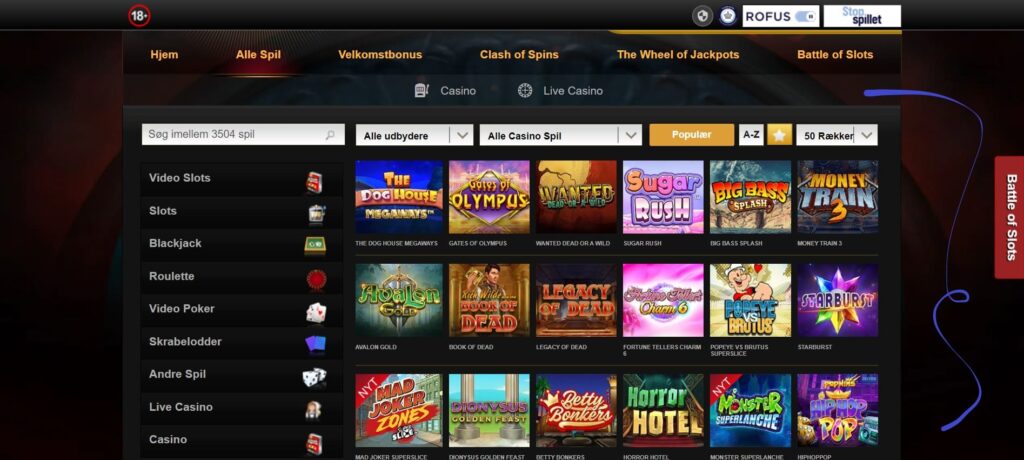 Video Slots Online Casino Spillemaskiner